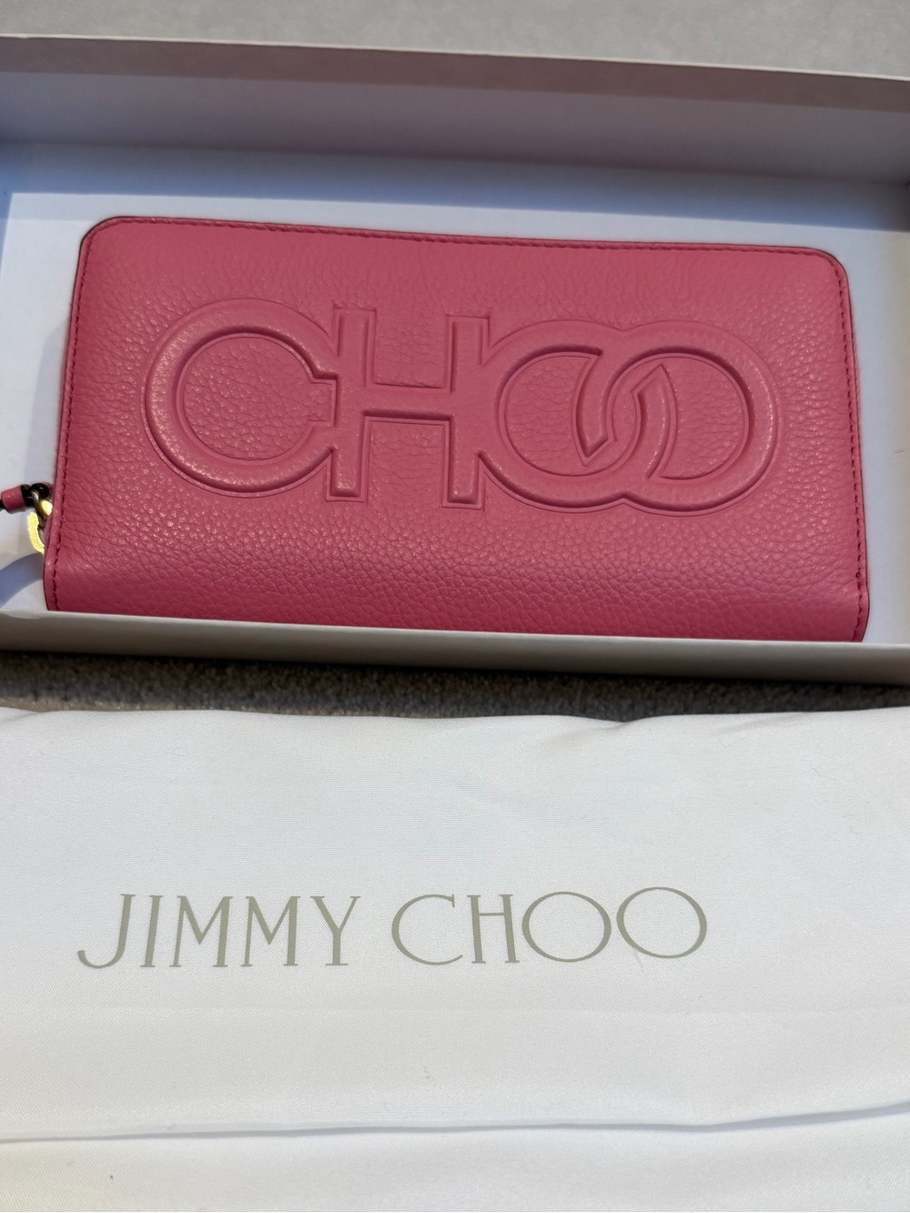 New Jimmy Choo full zip wallet.